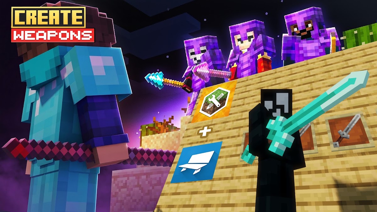 Custom weapons made with Addons Maker